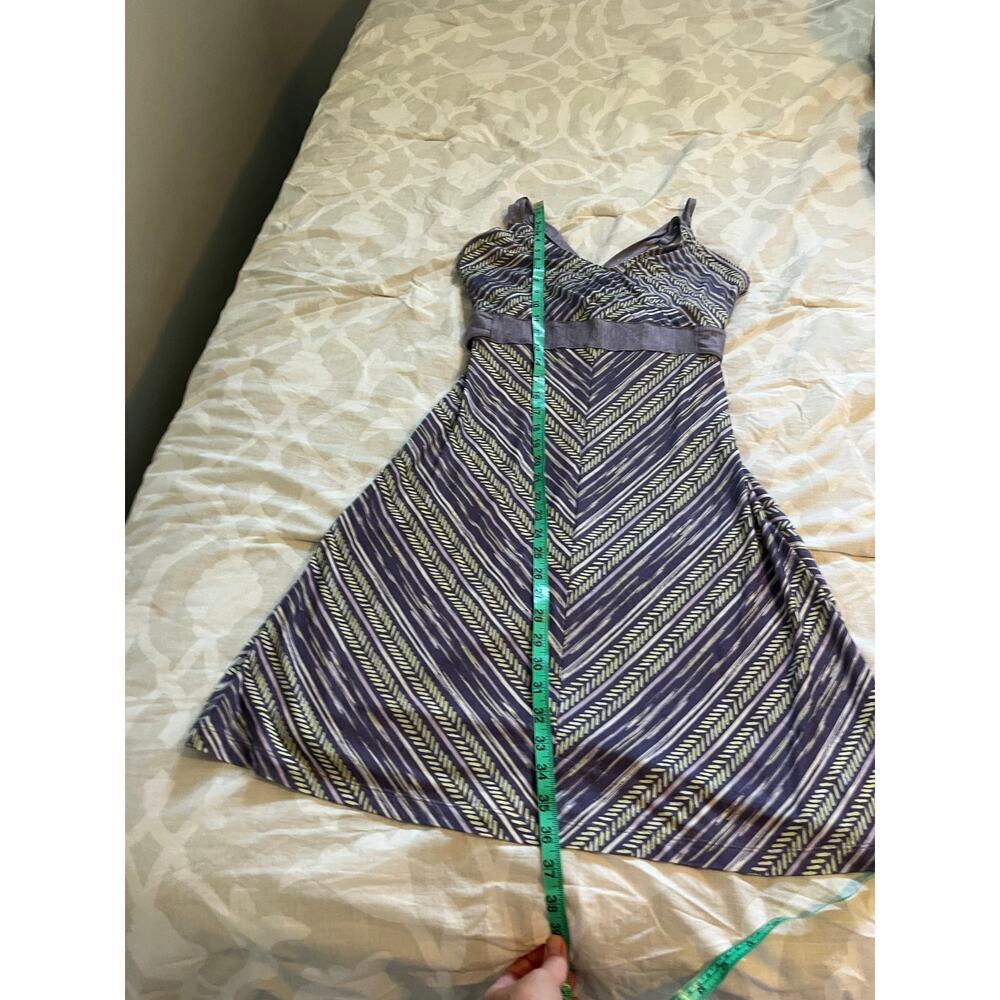 Smartwool Purple and White Midi Dress - Picture 3 of 11